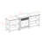Woodbury 70" Media Console with Electric Fireplace-713008695
