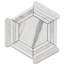 Calacatta 9" x 8" Marble Mosaic Tile-79891856
