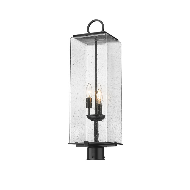 Luminaire d'extérieur 3 lumières Ahmauri, H 26,5 po x l 8,25 po x P 8,25 po