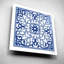 «Blue Tile V» par Cindy Jacobs, art mural en verre acrylique-353044714
