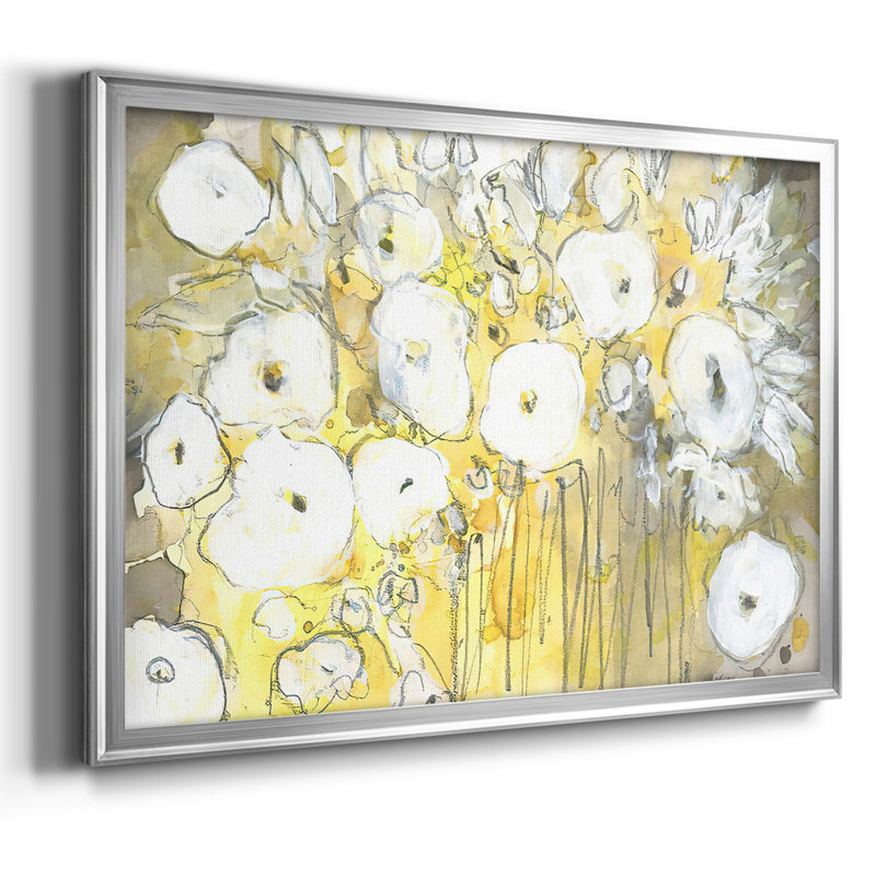 «Heirloom Treasure I», peinture sur toile encadrée, Toile encadrée argentée avec coins fermés, H 18 po x l 26 po x P 1,5 po