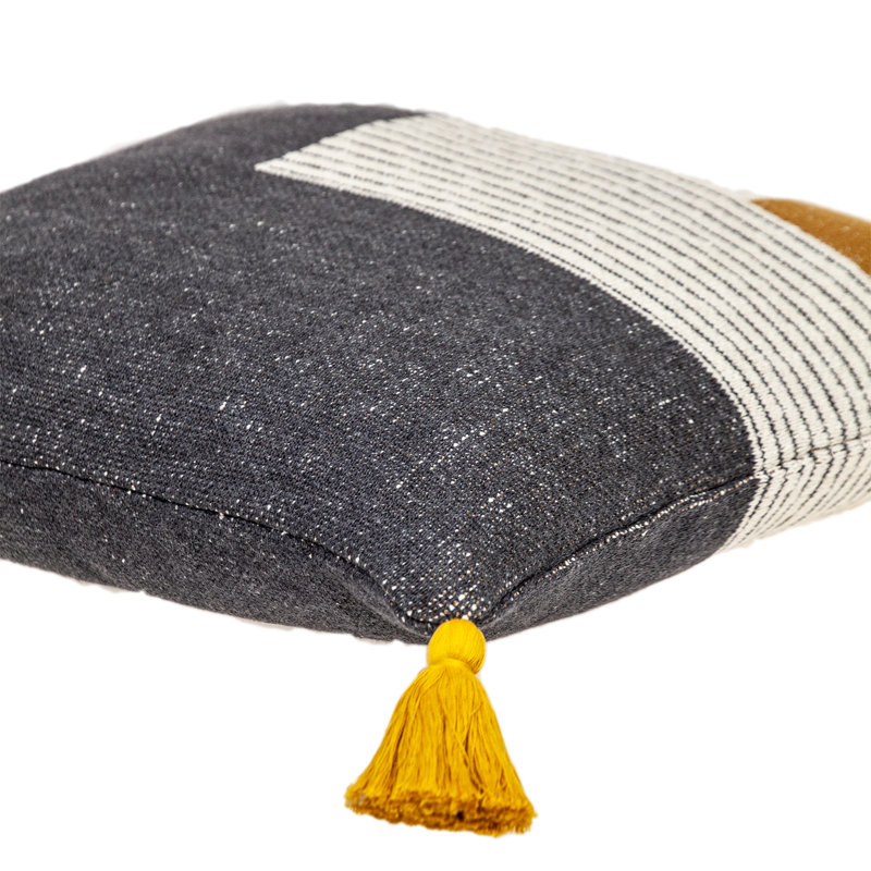 Fedrik Geometric Cotton Throw Pillow