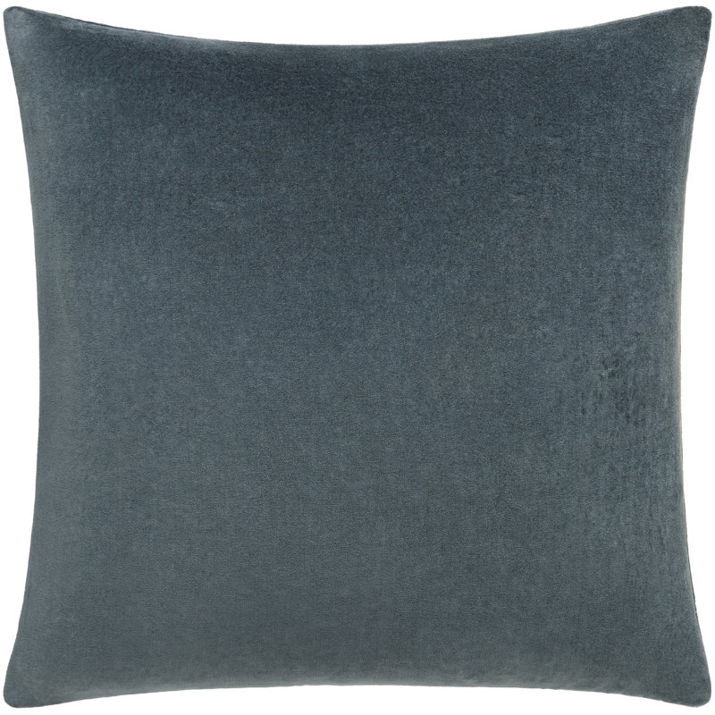 Coussin en coton Denny, Inférieur, Sauge, Square 18"