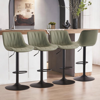 Tabourets de bar pivotants à hauteur réglable Modern