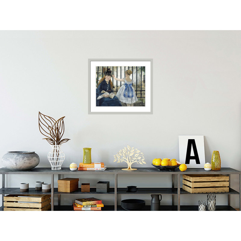 The Railway by Framed Giclee Print, 23.5" H x 27.38" W