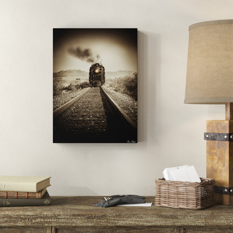 Train Train II par David Drost - reproduction de photo sur toile, H 47 po x l 35 po x P 2 po