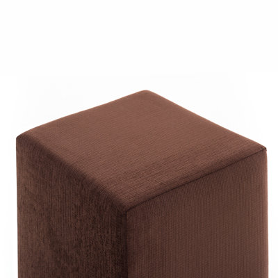 Repose-pieds carré large Tuffet 15,7 po