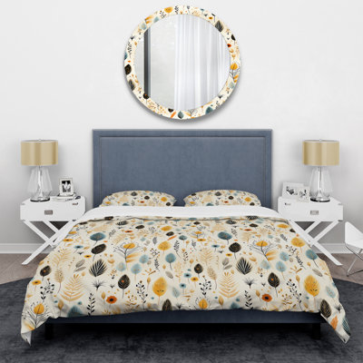 Earthy Elegance Boho Pattern IV Duvet Cover