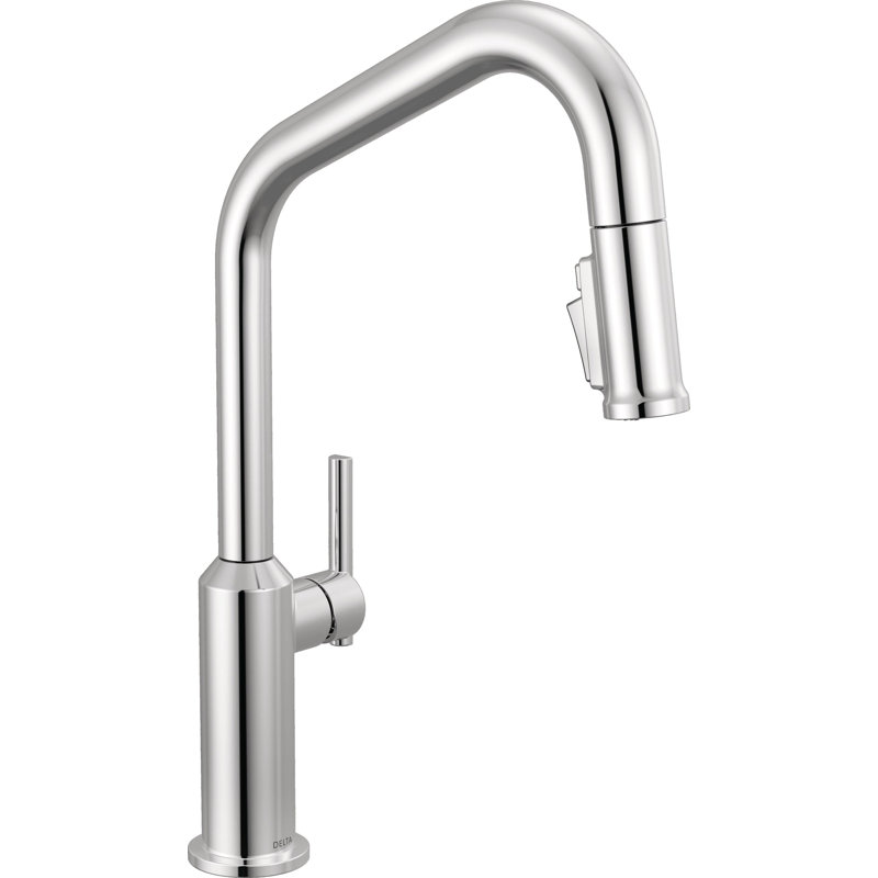 Single Handle Pull-Down Kitchen Faucet, Lumicoat Chrome