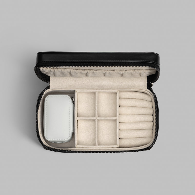 Luxton Jewelry box set, Black/White