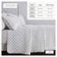 Ensemble de courtepointe en relief Diamond-128785168