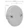 Sch. 40 ABS 1-1/2" Course Thread Plumber's Pack Tip-Toe Bathtub Drain with Two-Hole Overflow