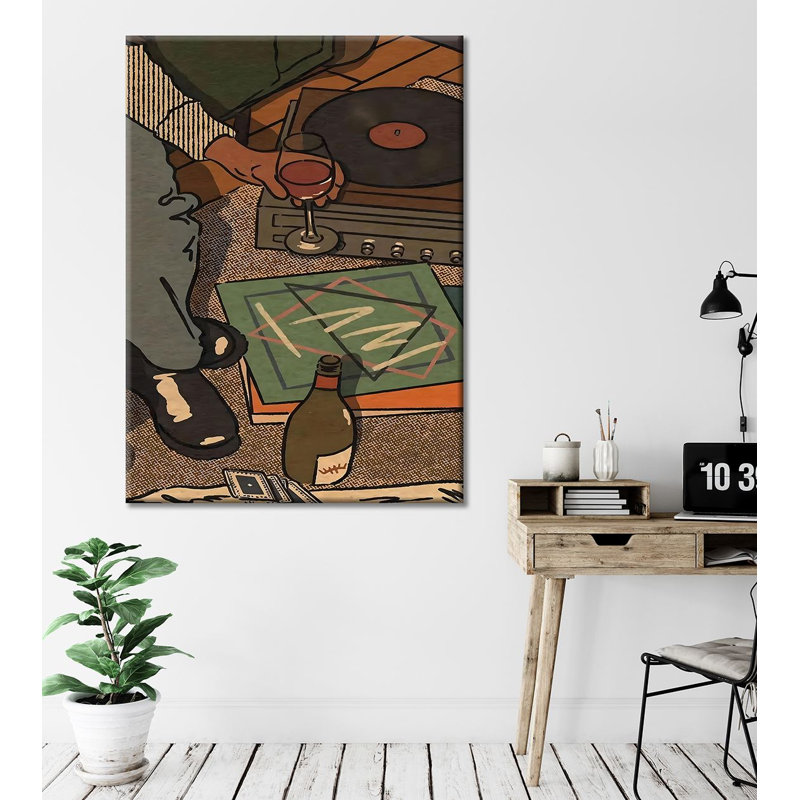 Peinture décorative sur toile