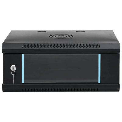 Vidaxl 4U Wall Mounted Network Cabinet 19" IP20 20.9"X15.7"X8.3"