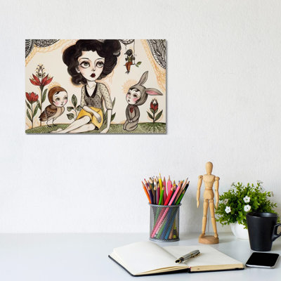 Gathering 1 Piece Wrapped Canvas Wall Art