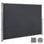 Auvent de patio rétractable avec cadre en aluminium et écran d'intimité imperméable pour le jardin et les piscines-111082151-111082155