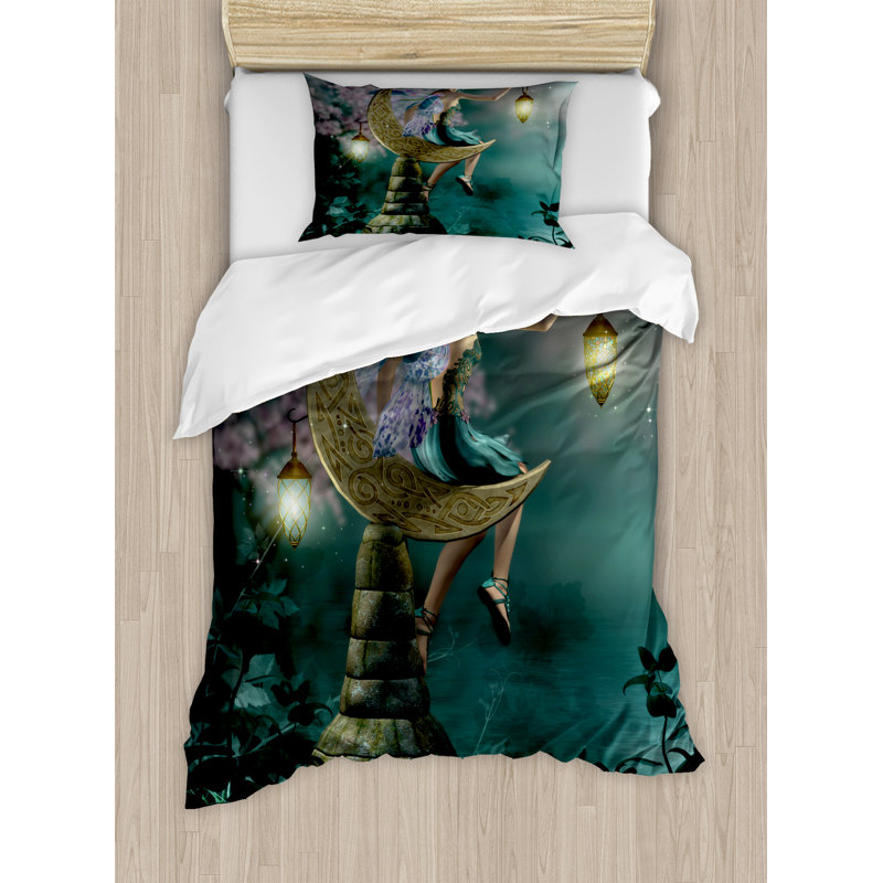 Modern & Contemporary Duvet Cover, Twin Duvet Cover + 1 Standard Sham