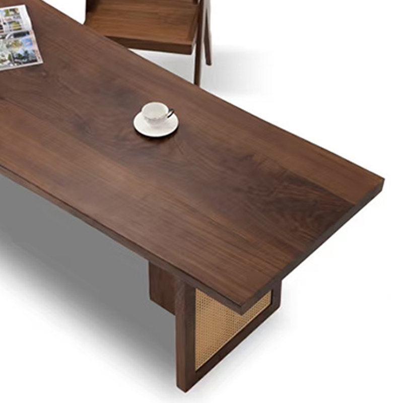 Large bureau et table d'écriture, H 29,53 po x l 86,61 po x P 35,43 po