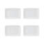 Carré White Porcelain Appetizer Plate