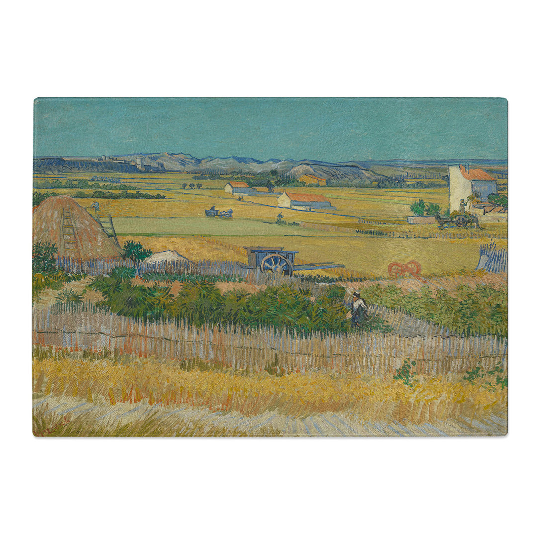 The Harvest by Vincent Van Gogh Chopping Board
