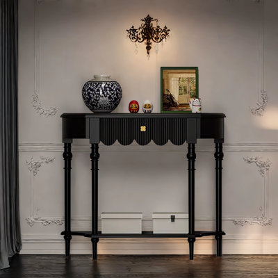 Armoire console en bois massif