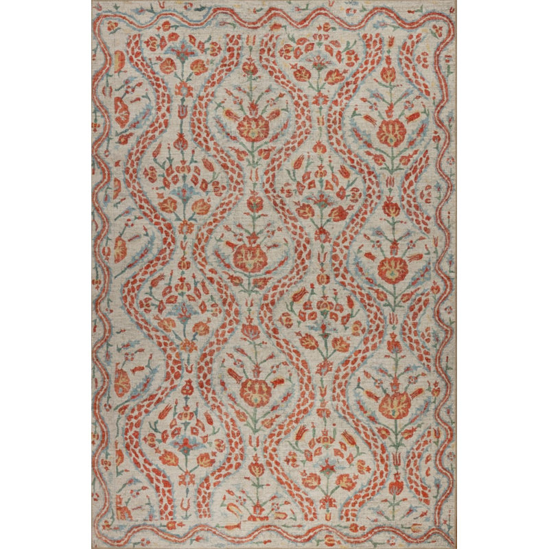 Tapis en chenille Heileman, Rectangle 7 pi 7 po x 10 pi 10 po