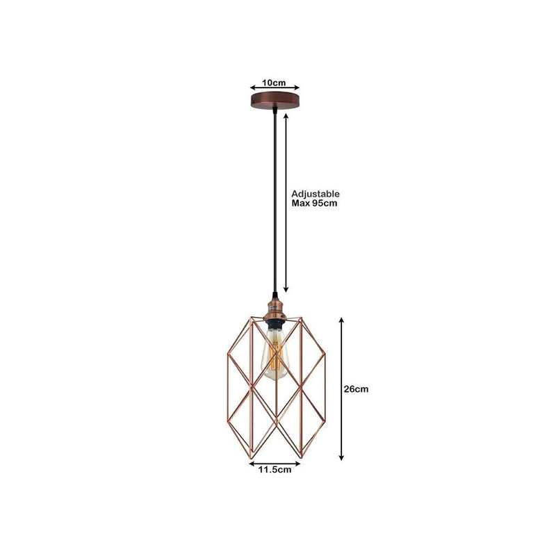 Annaka 1 - Light Copper Pendant
