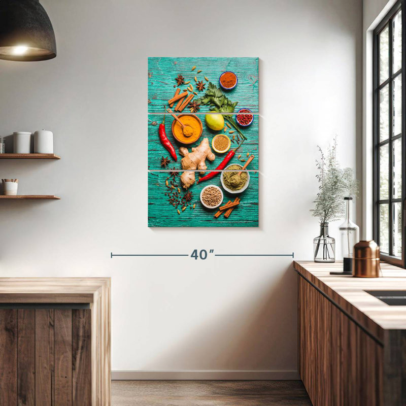 Yarlin Healthy Spices Table, 50" H x 32" W