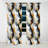 Gold And Black Bohemian Flair Marble Fusion - Abstract Marble Blackout Curtain - 1 Panels-107538680
