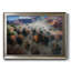 «Thunder in the Palo Duro», reproduction d'art sur toile encadrée-1026784978