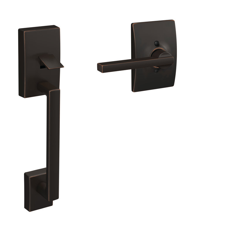 Century Passage Door Lever, Aged Bronze