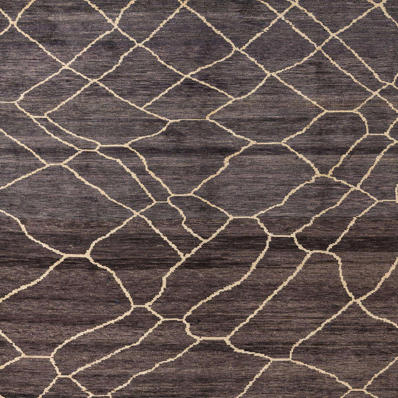 Abstract Indoor Rug, Square 6'
