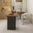 Brown L-Shaped Solid Wood + Iron desk-108066728-108066731