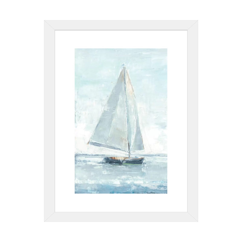 « Matelots Delight II » par Ethan Harper, reproduction d’art, H 32 po x l 24 po x P 1 po, Papier encadré blanc, Blanc