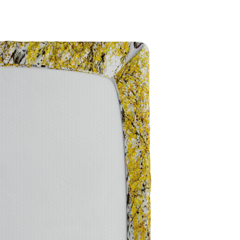 Microfiber Fitted Sheet, Twin Fitted Sheet, birch forest