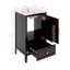 Meuble-lavabo 20 po avec lavabo et 1 tiroir noir 20 po