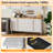 72" Rolling Tool Chest with 15 Drawers & Power Strip, Rubber Wood Workbench Top, Lockable Mobile Steel Storage Cabinet, Anti-Fingerprint Organizer for Garage Workshop