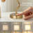 Rechargeable Cordless Table Lamp With 5200Mah Battery, 3-Level Dimmable LED Light Up To 330 Lumens, Modern Brass Design For Bedside, Desk, And Dining Room