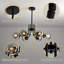 Lustre sphérique spoutnik 6 lumières Gurkeerat