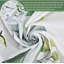 1PC Sage Green-Floral Leaf Plant Waterproof Bathtub Curtains with Hooks-1088631750