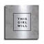 Trinx «This Girl Will» par Susan Ball, art mural en métal-1570105055