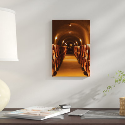 " Winery Cask Room, Pine Ridge Vineyards, Napa Valley AVA, California, USA " by Walter Bibikow