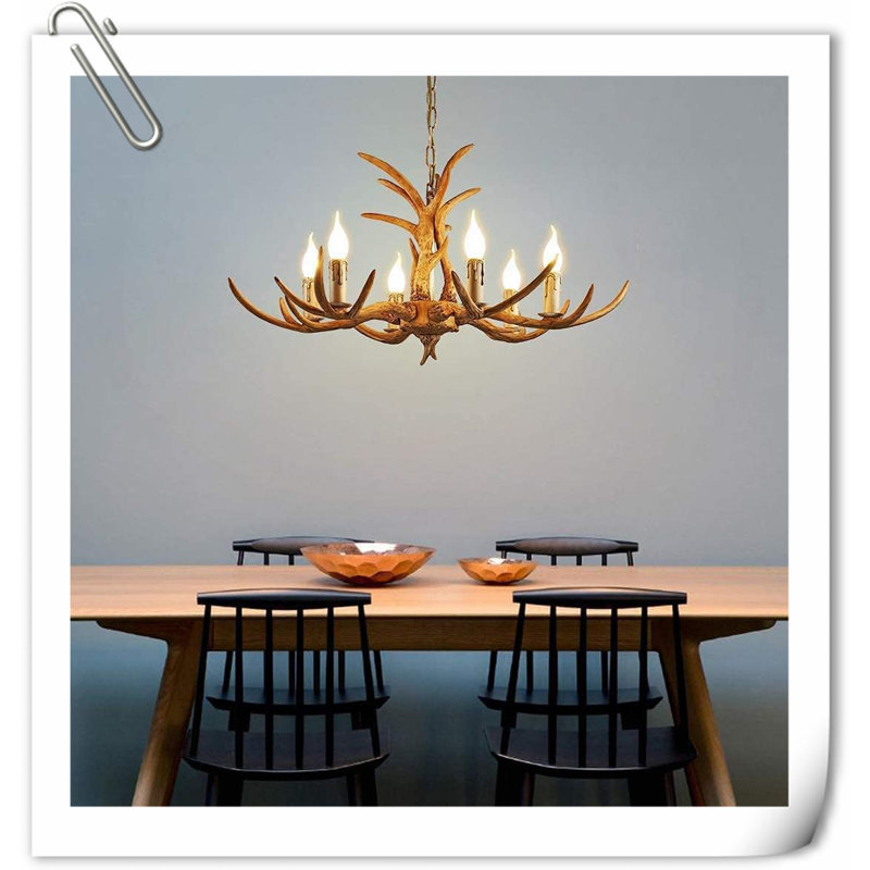 Deissy 6 - Light Antique Brass LED Novelty Pendant
