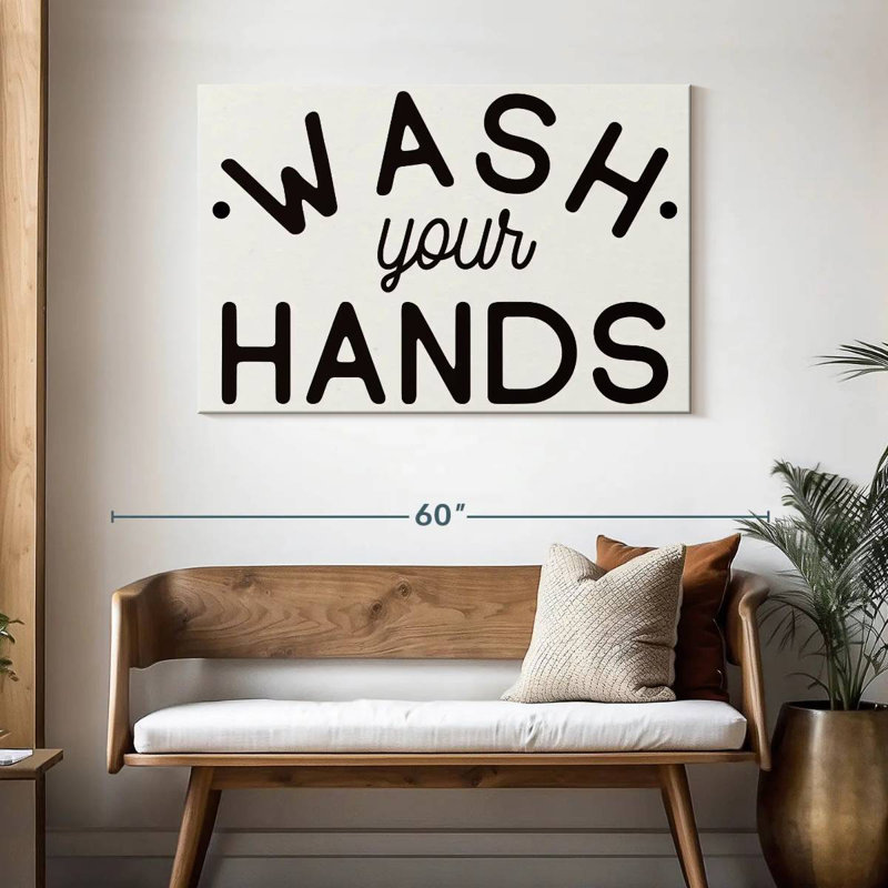 Tergel Basic Bathroom Rules I, 30" H x 45" W