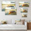 Lonely Boat on the River Shore at Dawn - reproduction d'art sur toile-175753669-175753678
