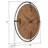 Cadijah Herringbone Wood Wall Clock