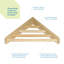 One-of-a-Kind 1.5'' Bird Perch for Inside Cage