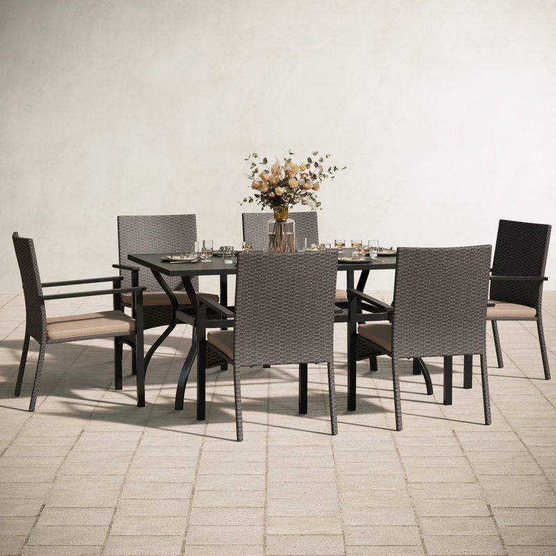 6 - Person Patio Dining Set with