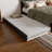 Astley Wood Platform Bed with Panel Footboard and Trundle-871219131-827373265