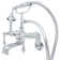 P1014 British Telephone Tub Faucet with Metal Handheld Shower and Lever Handle